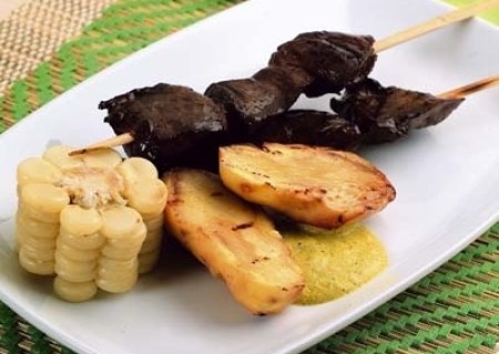Anticuchos de corazón