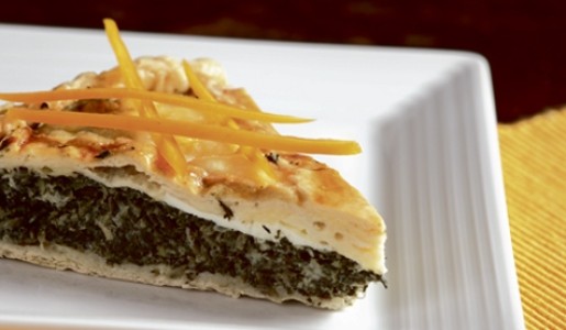 Pastel integral de acelga