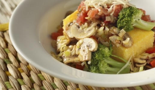 Polenta con verduras