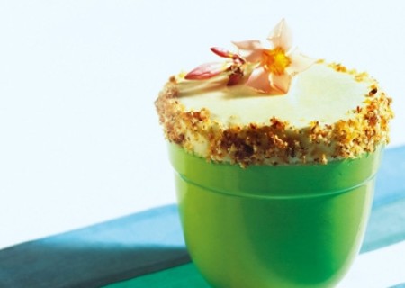 Soufflé helado de limón