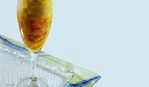 Granizado de mango y champán