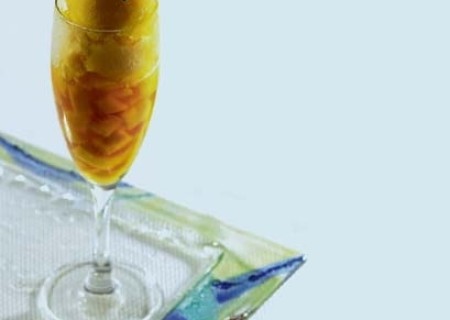 Granizado de mango y champán