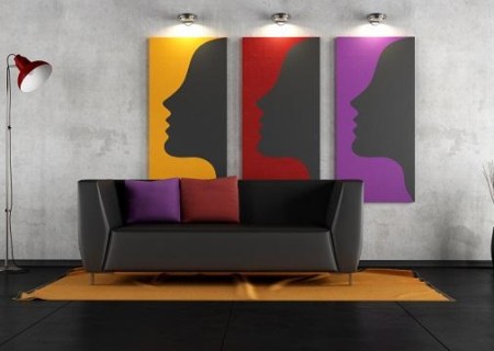 Cómo decorar una pared con cuadros