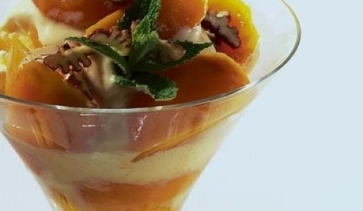 Melocotones acaramelados