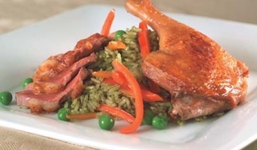 El mejor arroz con pato del mundo