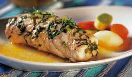 Lenguado relleno sudadito a las hierbas