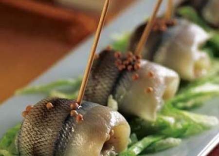 Pejerreyes a la vinagreta