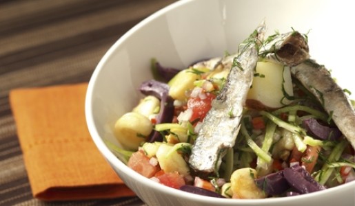 Ensalada de anchoveta