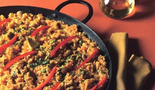 Paella vegetariana