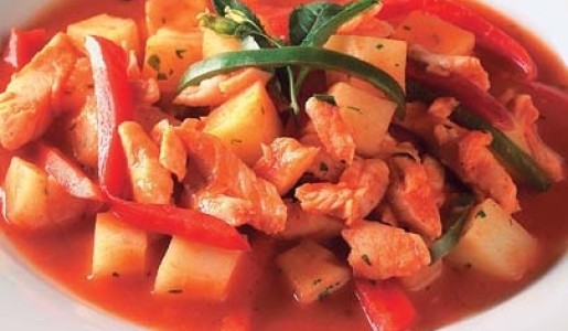 Bacalao con pimientos