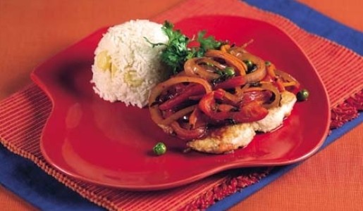 Pescado a la chorrillana