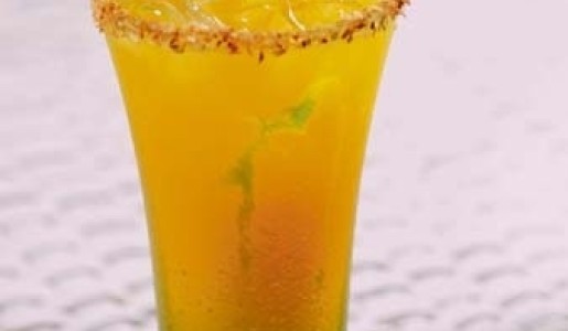 Cóctel de mandarina y menta