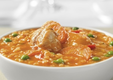 Aguadito de pavita al tomate