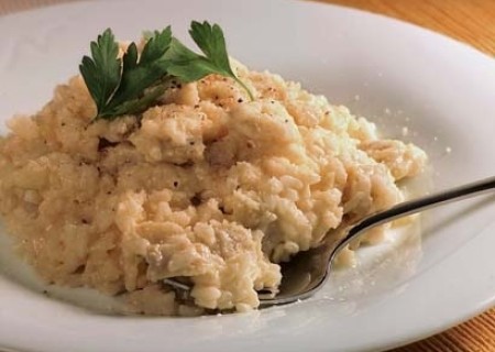 Risotto de alcachofas