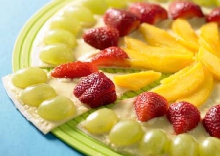 Pizza de frutas
