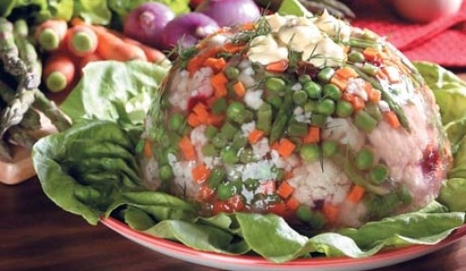 Ensalada en molde de alta novedad