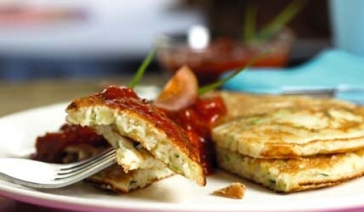 Panqueques de zapallito italiano