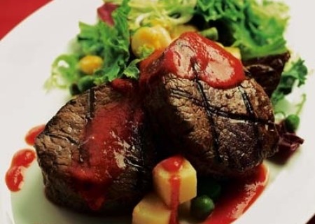 Lomo de alpaca a la parrilla