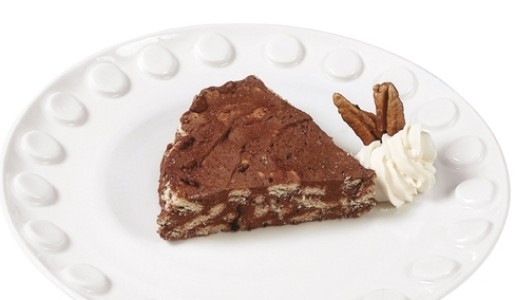 Torta de chocolate y galletas