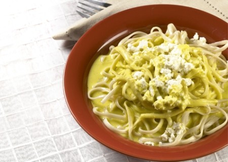 Fideos en salsa de ají