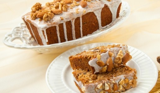 Queque de miel, especias y frutos secos