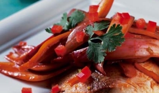 Escabeche de perico a la algarrobina
