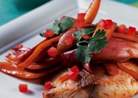 Escabeche de perico a la algarrobina