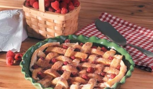 Dessert de frambuesa