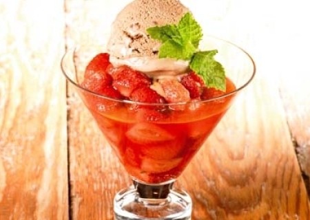 Fresas asadas
