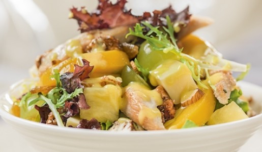 Ensalada especial con uvas y nueces