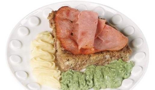 Budín de carne y jamón