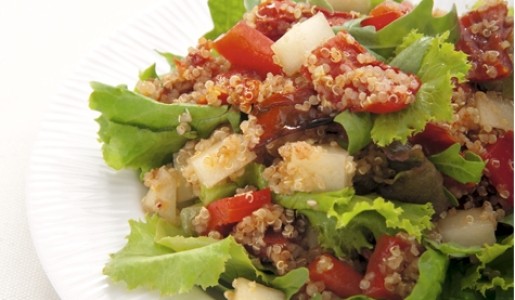 Ensalada de quinua y tomates asados