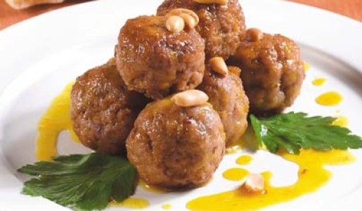 Albóndigas con ají al maracuyá