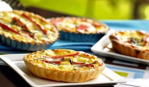 Quiche caprese
