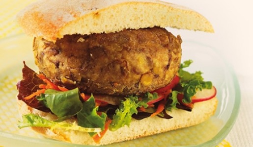 Hamburguesa de lentejas