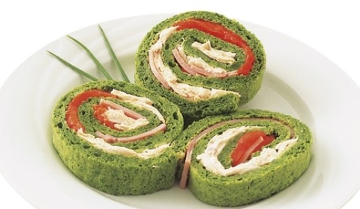 Pionono de espinacas