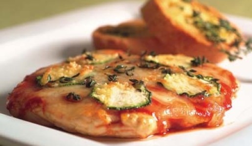 Pechuga estilo pizza