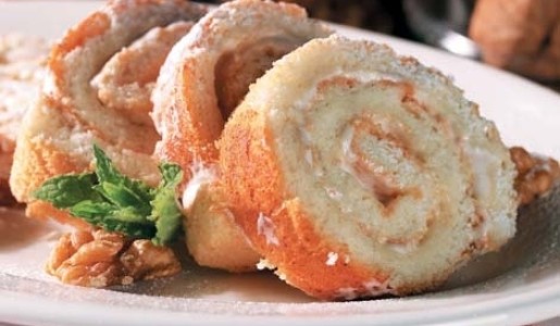 Pionono con crema de nueces