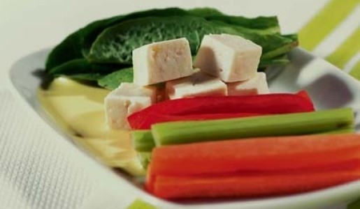 Crudités con mayonesa de tumbo