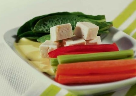 Crudités con mayonesa de tumbo