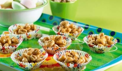 Toffees de trigo inflado