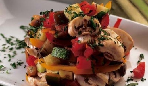 Ensalada de verduras primavera