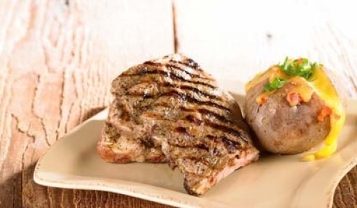 Costillas baby back con papa Tony Roma?s