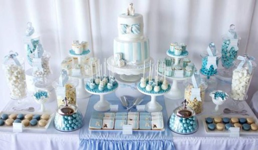 Cómo preparar una mesa dulce para bautizo