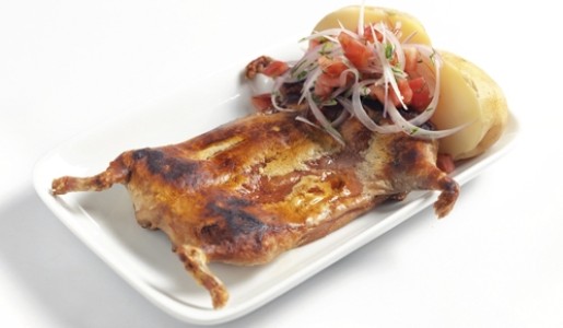 Cuy frito del Restaurante Campestre Yakango