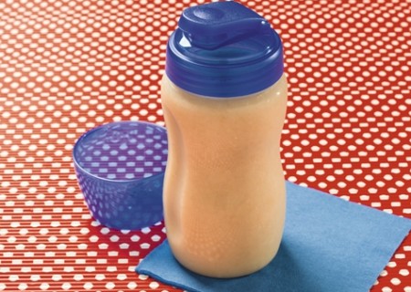 Jugo de manzana con avena