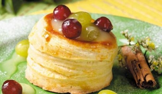 Volován en salsa de vino