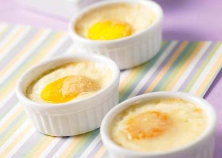 Huevos en cocotte para el desayuno