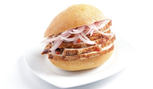 Sánguche de lechón al estilo del Peruanito