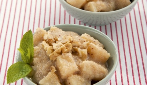 Kiwicha con membrillo y nueces